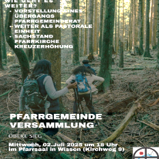 Plakat Pfarrversammlung