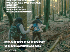 Plakat Pfarrversammlung