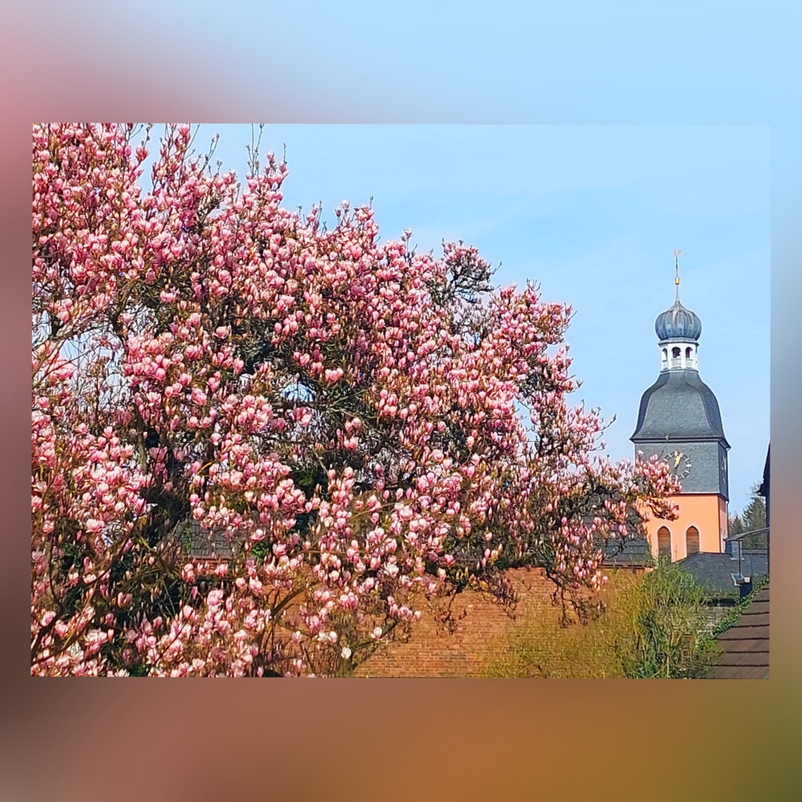 Im Frühjahr, Kirchturm Kreuzerhöhung