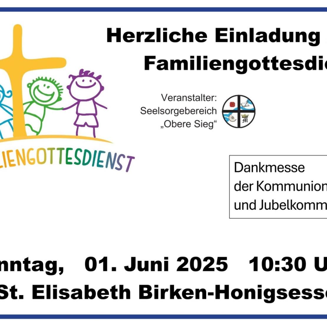 Plakat Familiengottesdienst 2025.06.01