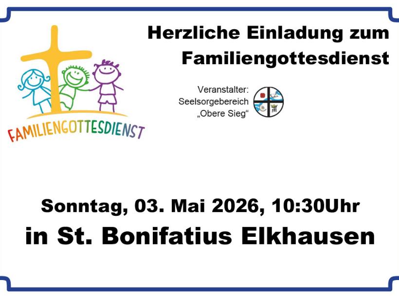 Plakat Familiengottesdienst 2026.05.03