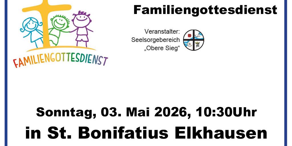 Plakat Familiengottesdienst 2026.05.03