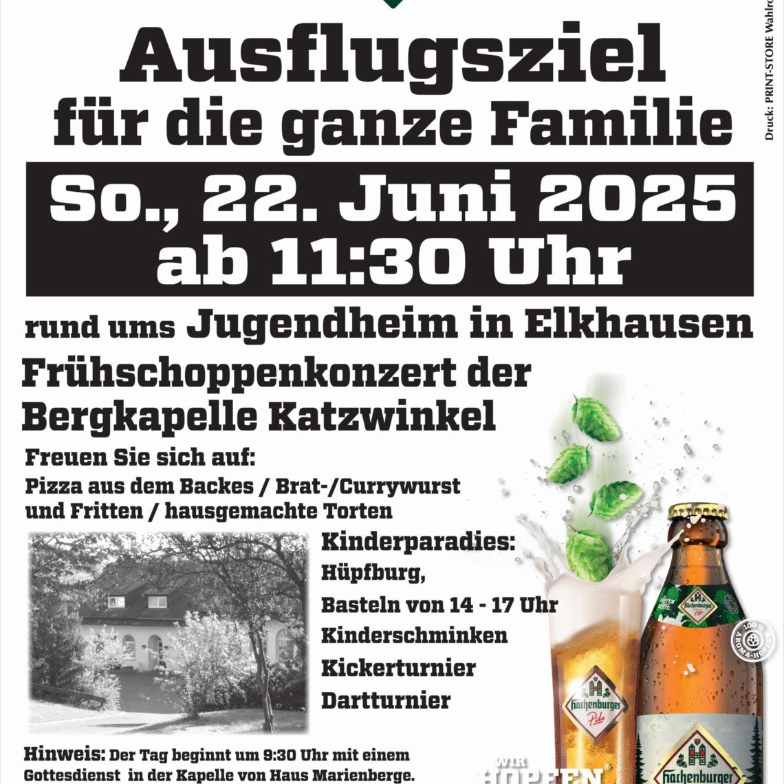 Plakat Pfarrfest Elkhausen 2025